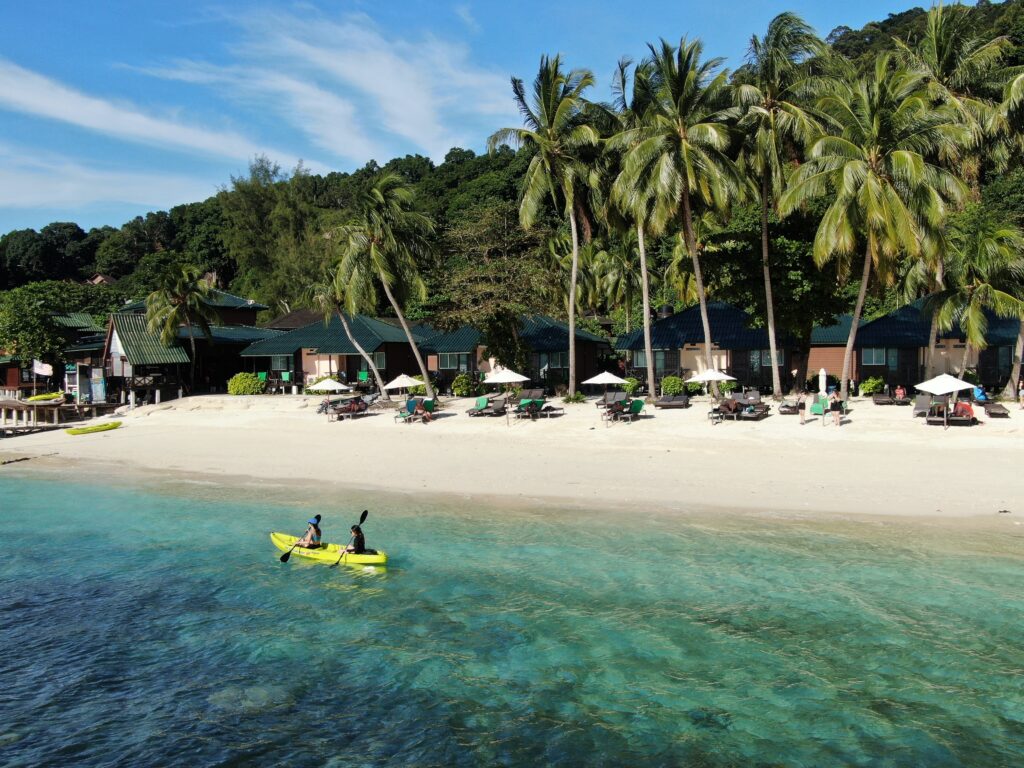 kayaking at perhentian island